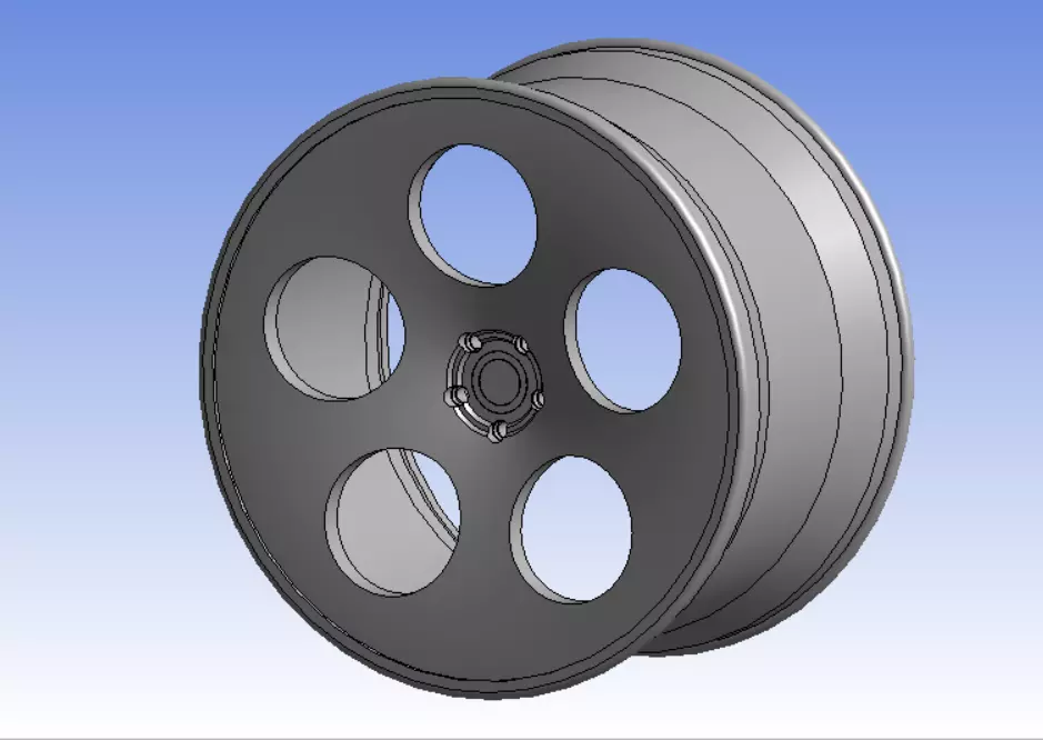 Simple Rim Model 3D print model