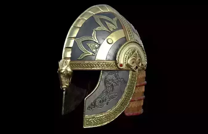 Theodred Helmet lord of the rings 3D DIGITAL DOWNLOAD FILE 3D print model