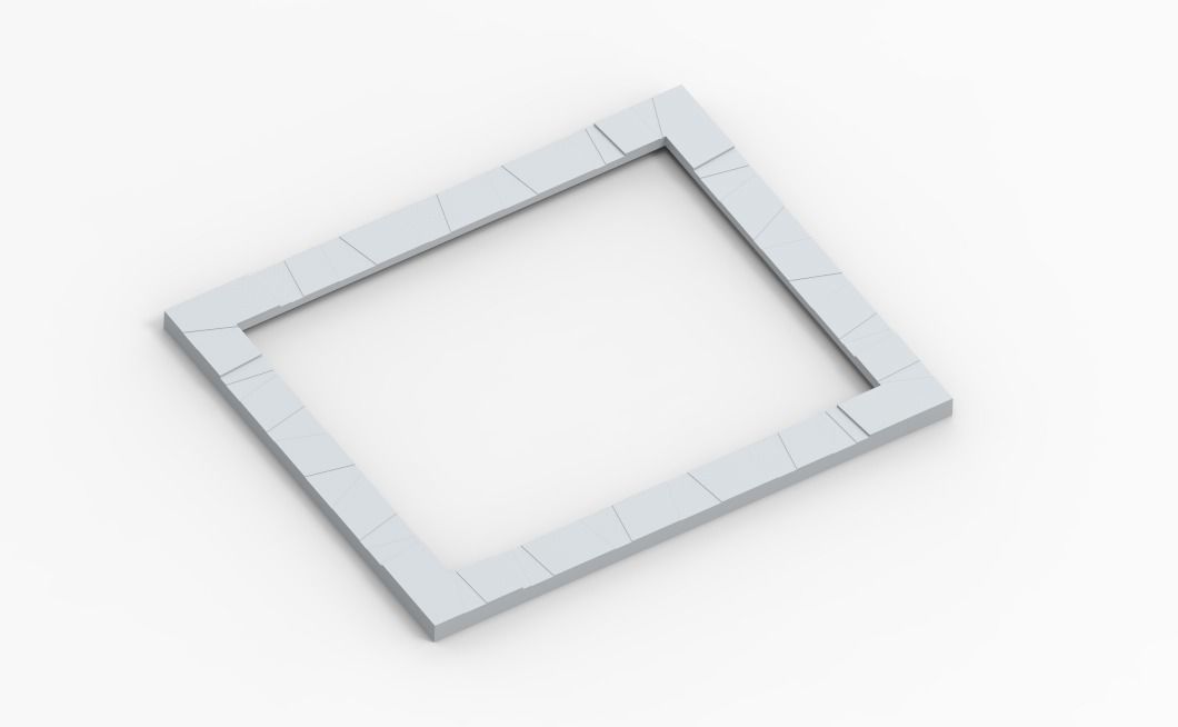 Picture frame 3D print model_2