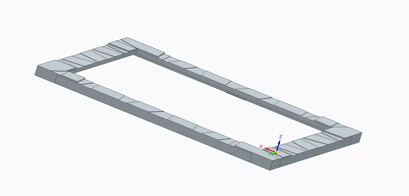 Picture frame 3D print model_0