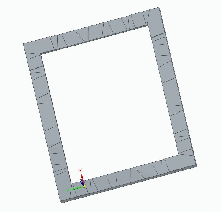 Picture frame 3D print model_5