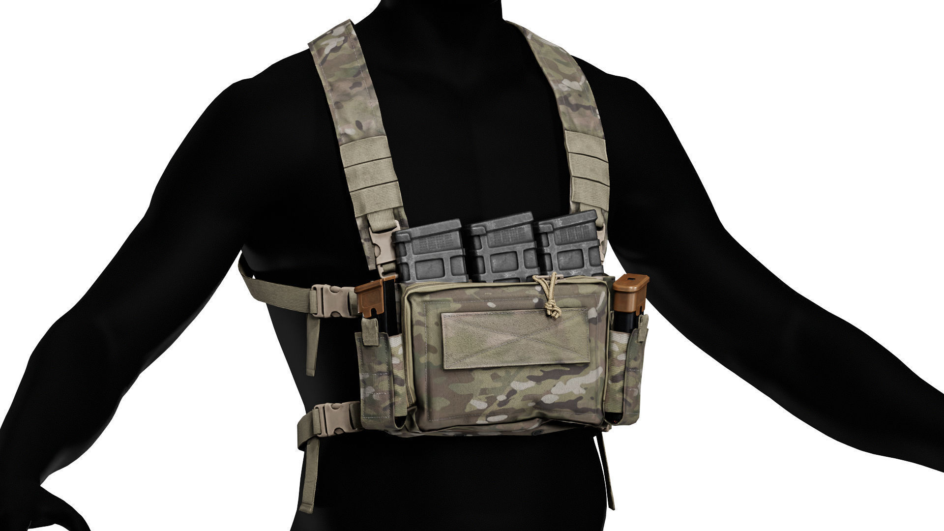 HALEY STRATEGIC D3CRXM CHEST RIG Low-poly 3D model_6
