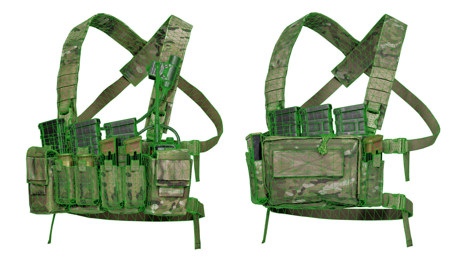 HALEY STRATEGIC D3CRXM CHEST RIG Low-poly 3D model_9
