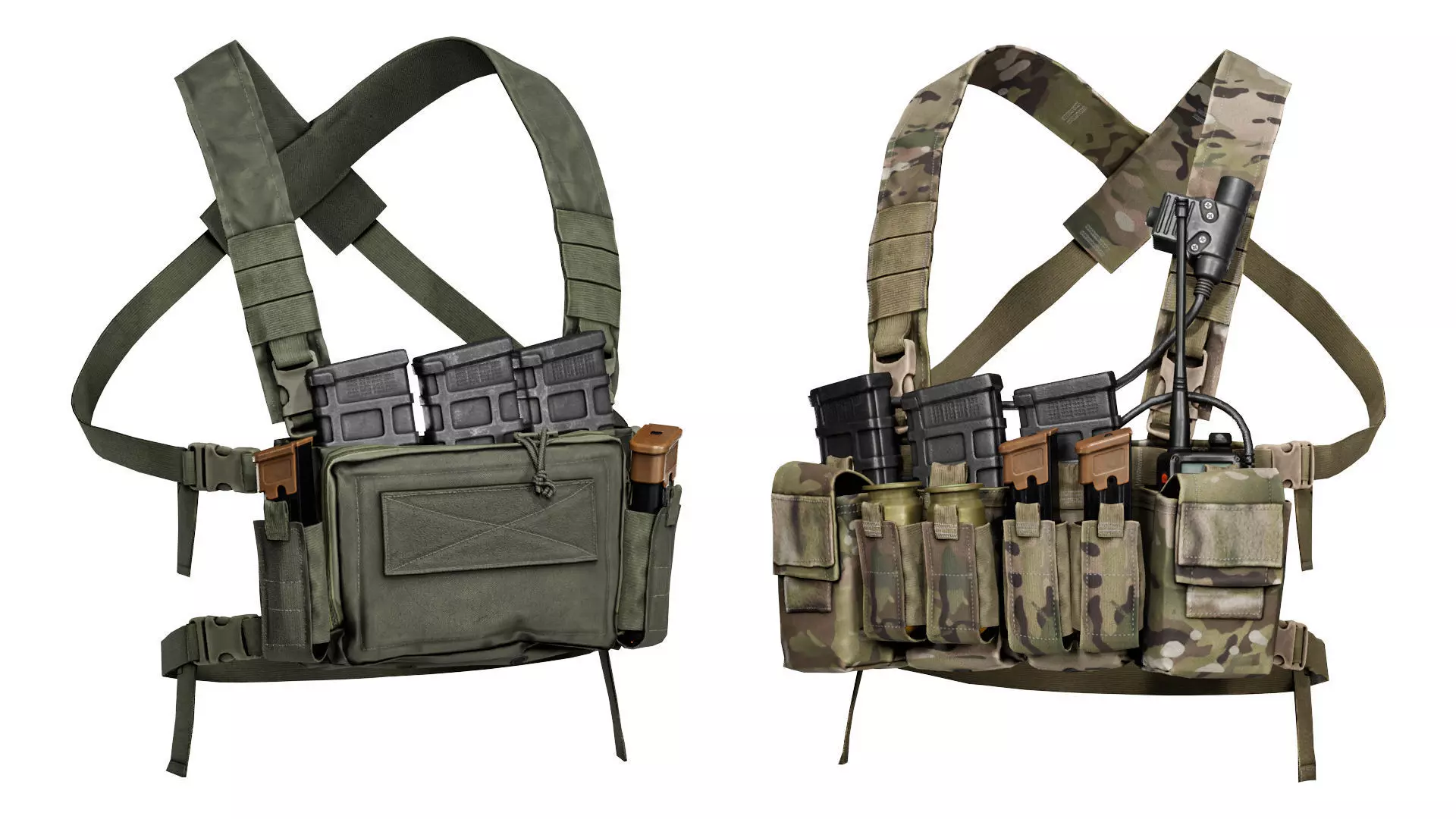 HALEY STRATEGIC D3CRXM CHEST RIG Low-poly 3D model_0