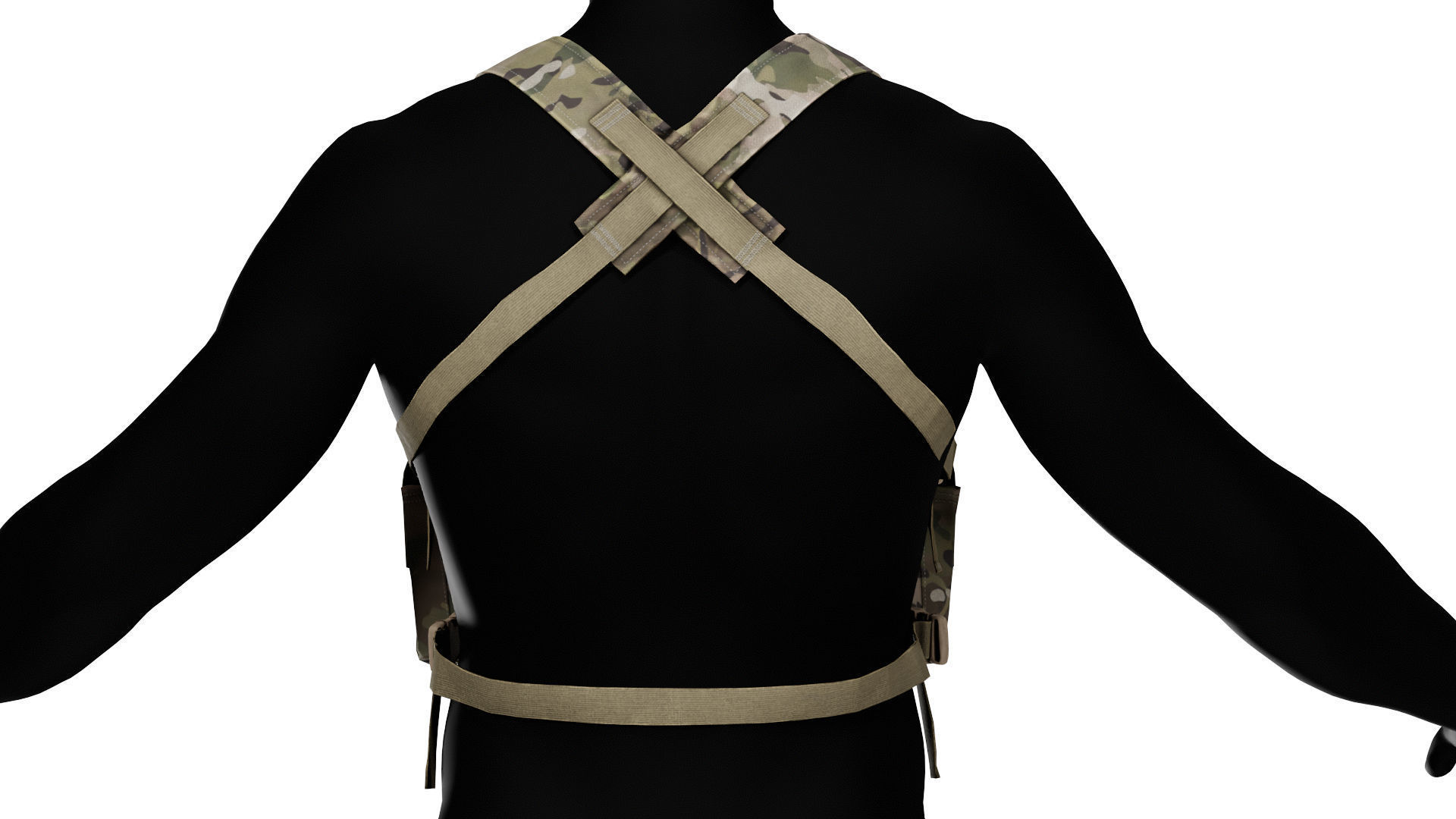 HALEY STRATEGIC D3CRXM CHEST RIG Low-poly 3D model_8