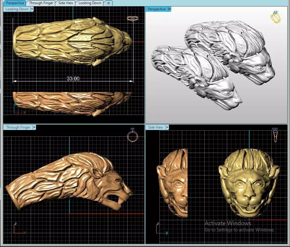 Lion 06 t complete fix 3D print model_0