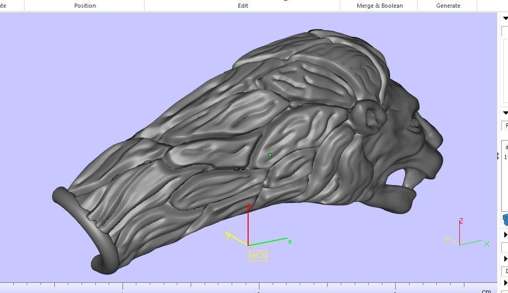 Lion 06 t complete fix 3D print model_12
