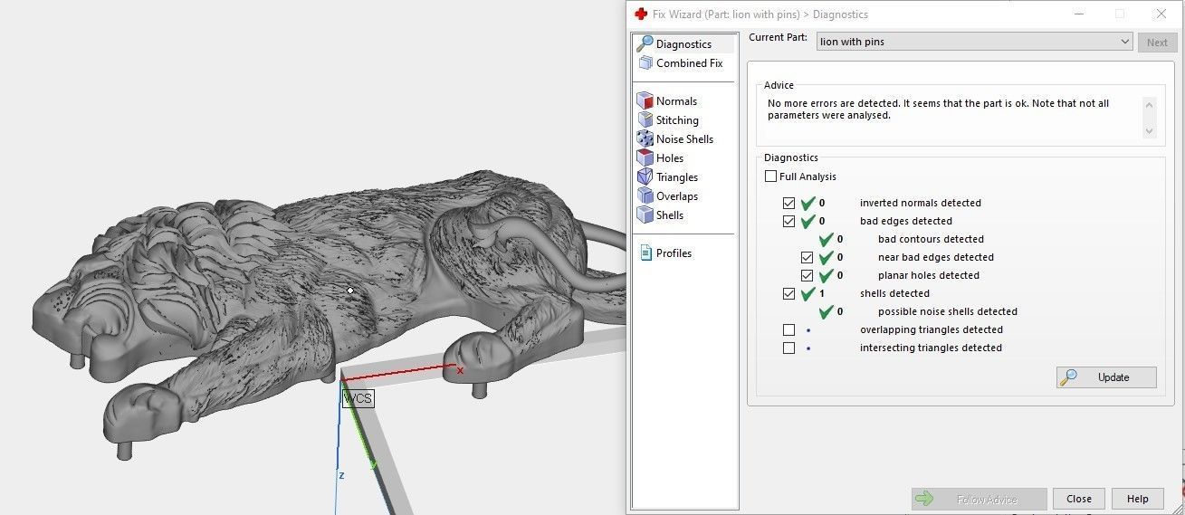Lion money clip N1 3D print model_24