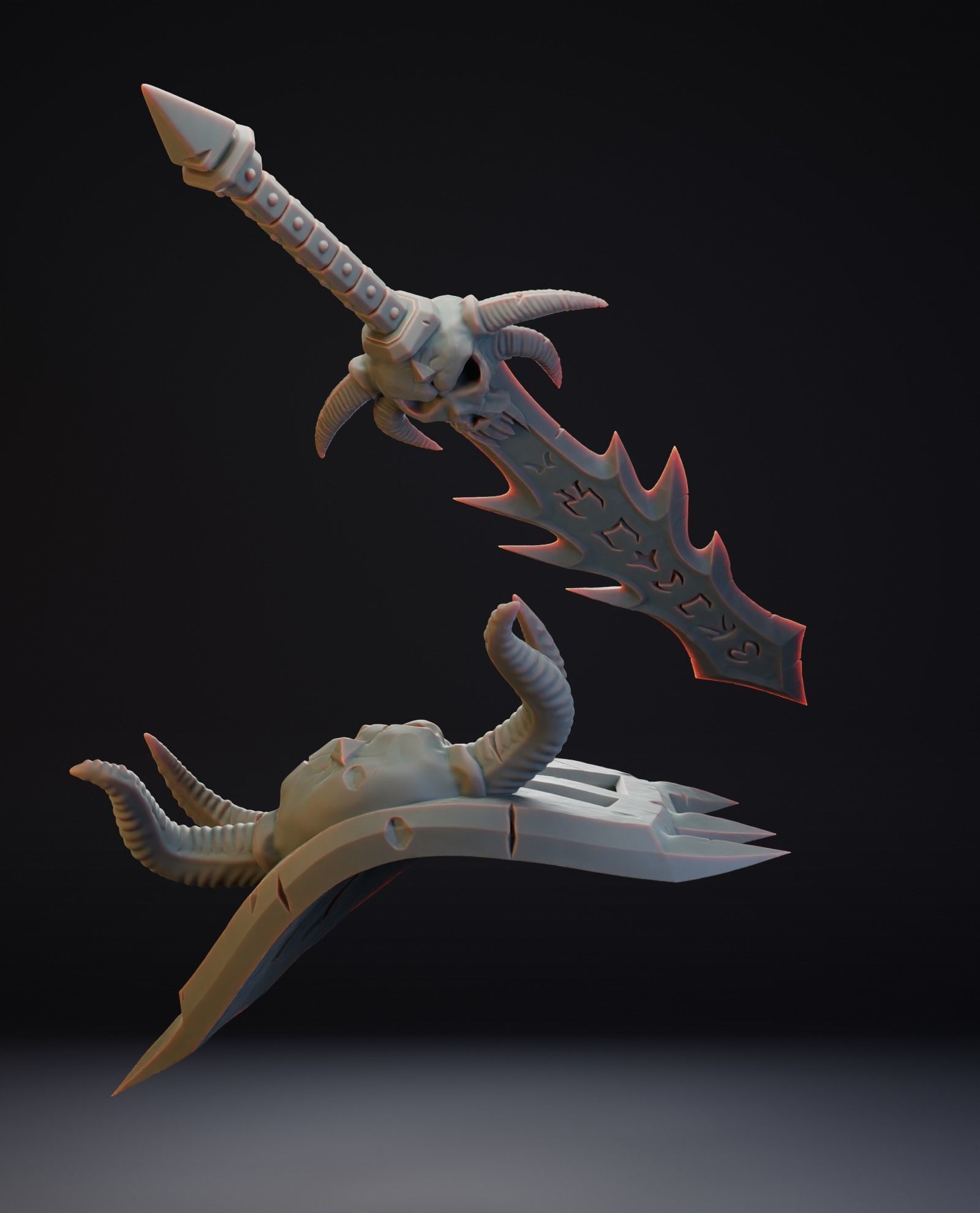 Face of Death - Hungering Cold - World of Warcraft 3D print model_3