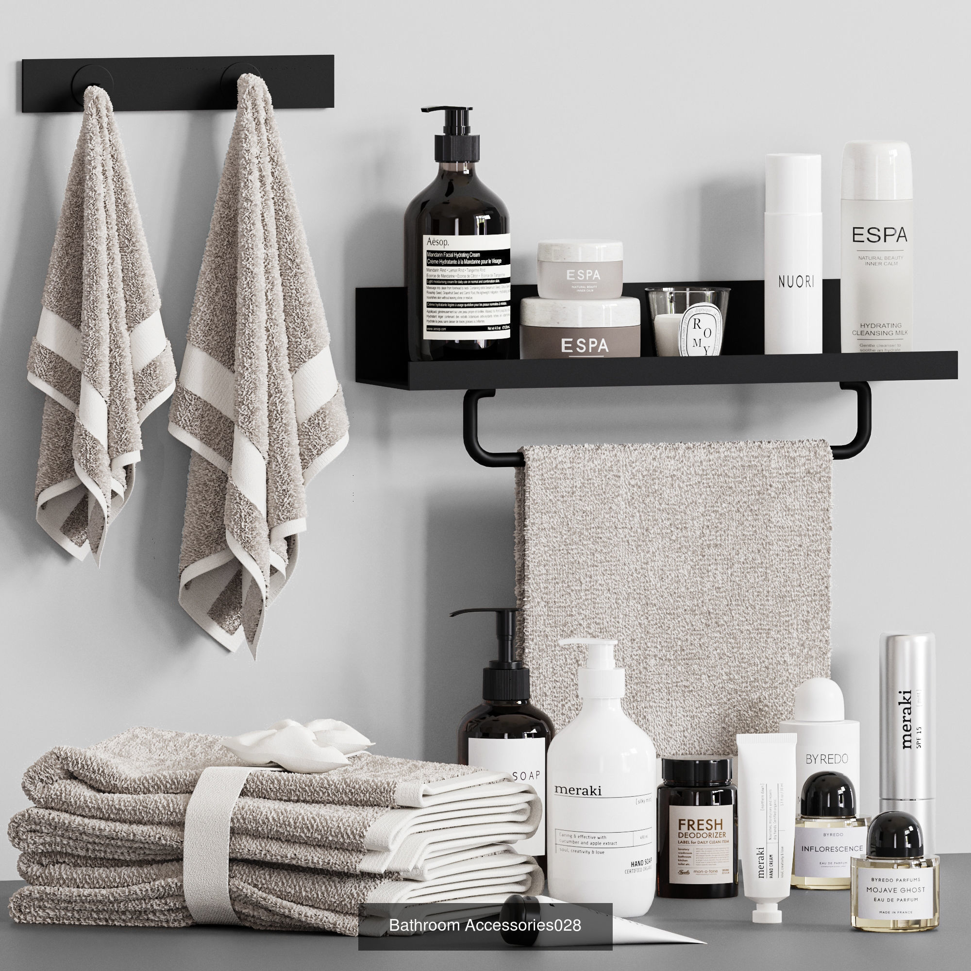 Bathroom Accessories collections with 6 set _4