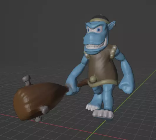 snowgoblimon 3D print model_0