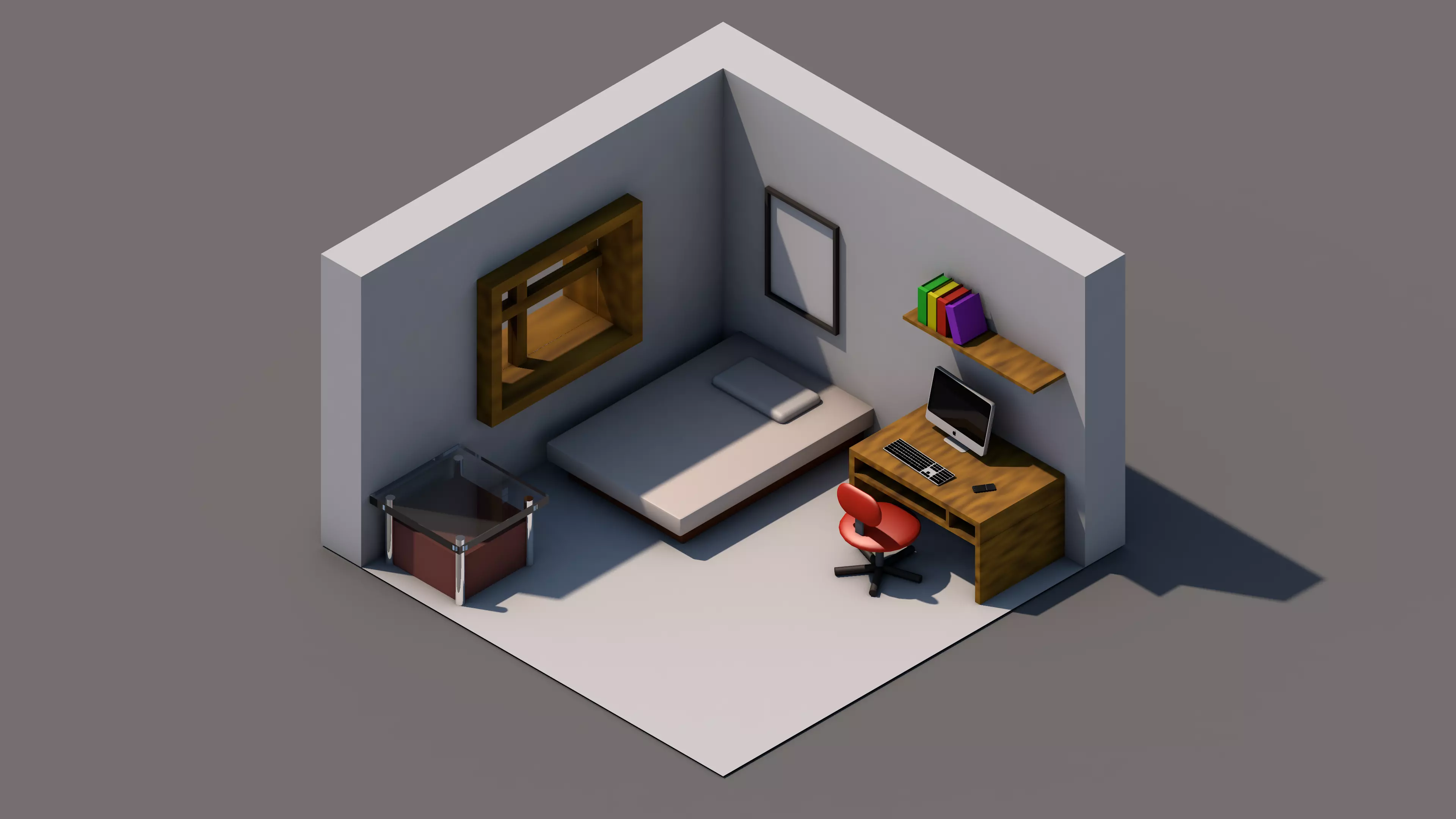 3d room 3D model_0