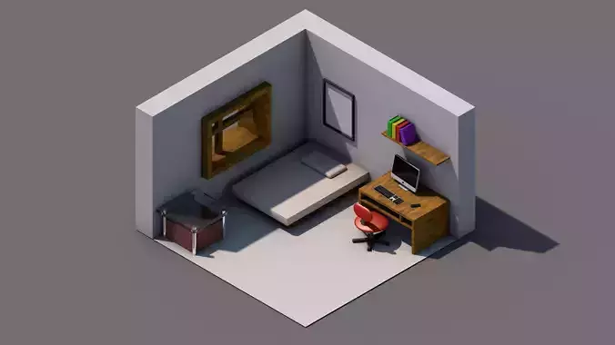 3d room 3D model