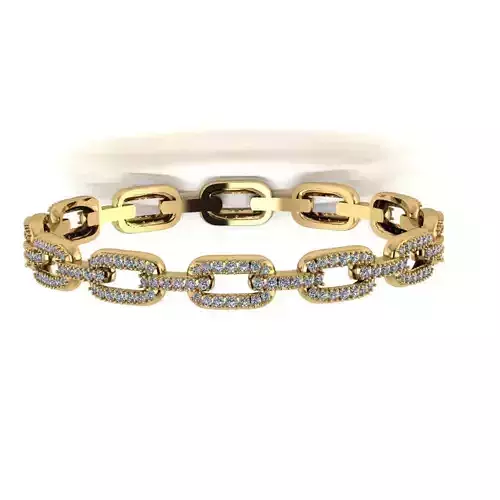 Diamond Breslet Jewellery for Women 3D print model