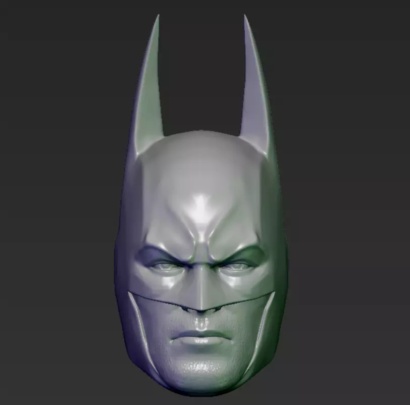 BATMAN FROM ARKHAM CITY 3D HEAD FOR MCFARLANE TOYS 3D print model_0