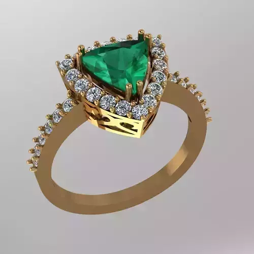 Diamond Ring Jewellery for Women 3D print model