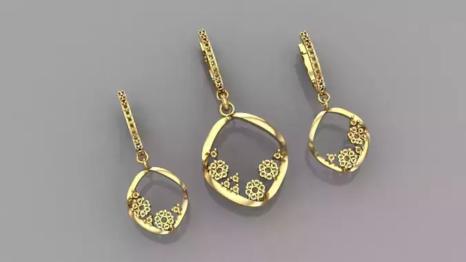 Women pendant 3D print model