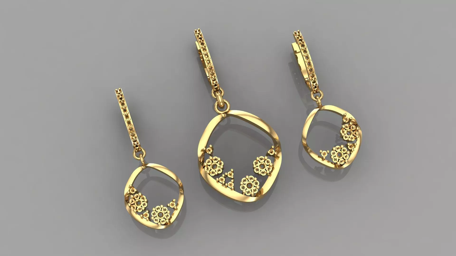 Women pendant 3D print model 3D print model_0