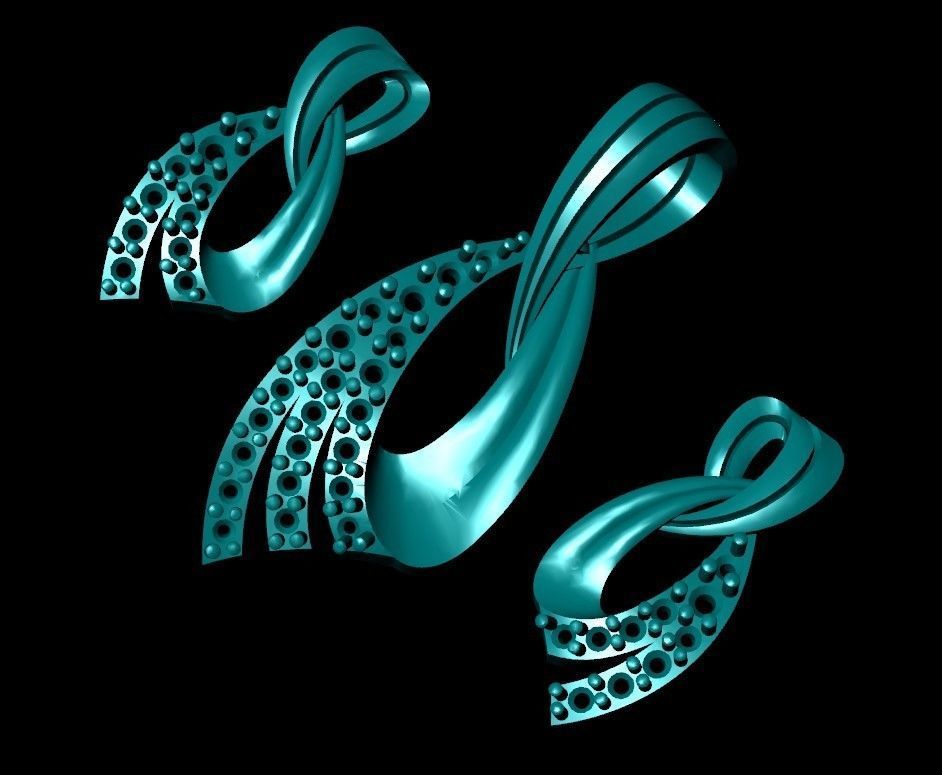 Women pendant 3D print model 3D print model_2