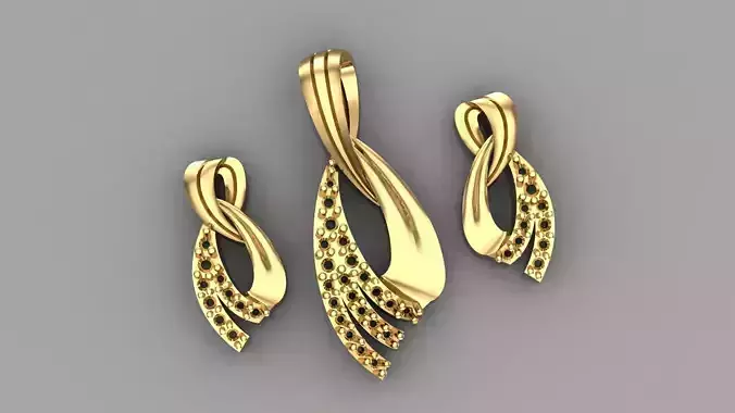 Women pendant 3D print model