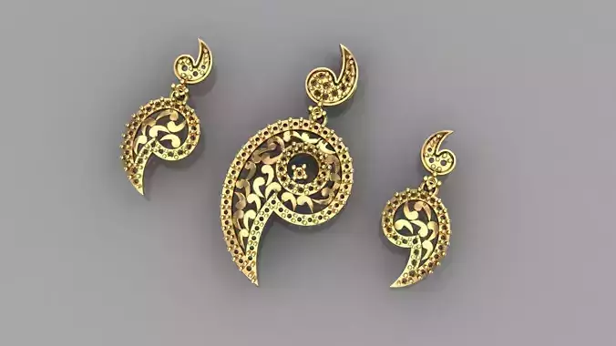 Women pendant 3D print model