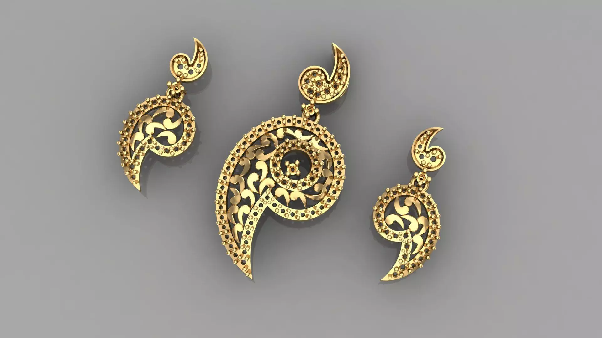 Women pendant 3D print model 3D print model_0