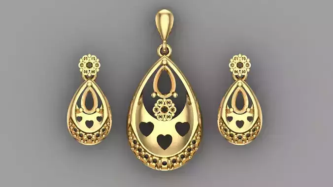 Women pendant 3D print model