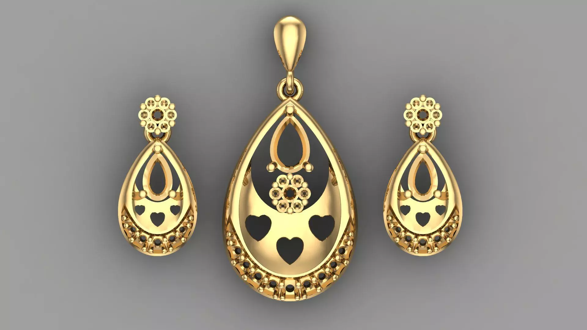 Women pendant 3D print model 3D print model_0