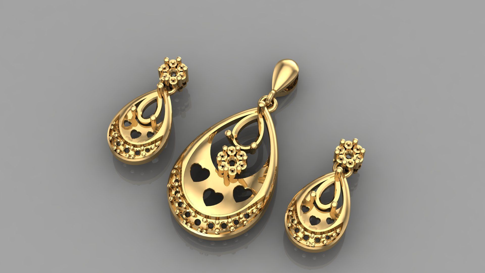 Women pendant 3D print model 3D print model_1