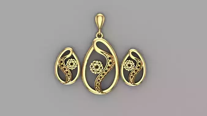 Women pendant 3D print model