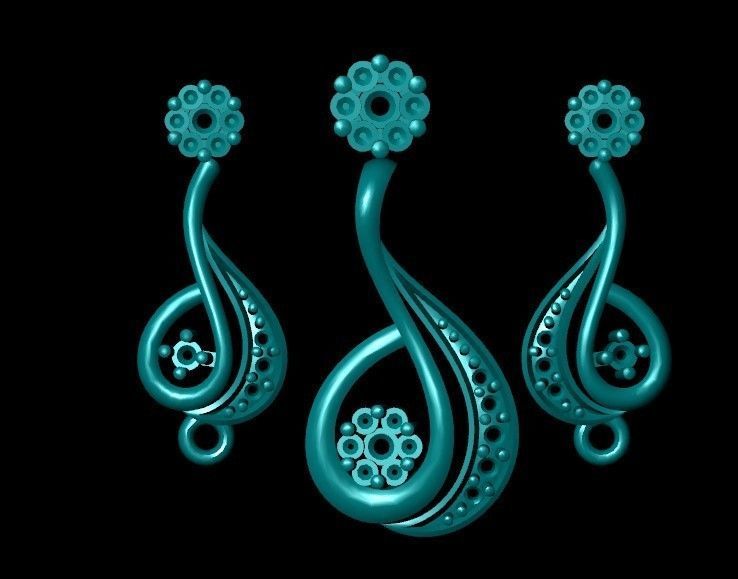 Women pendant 3D print model 3D print model_2