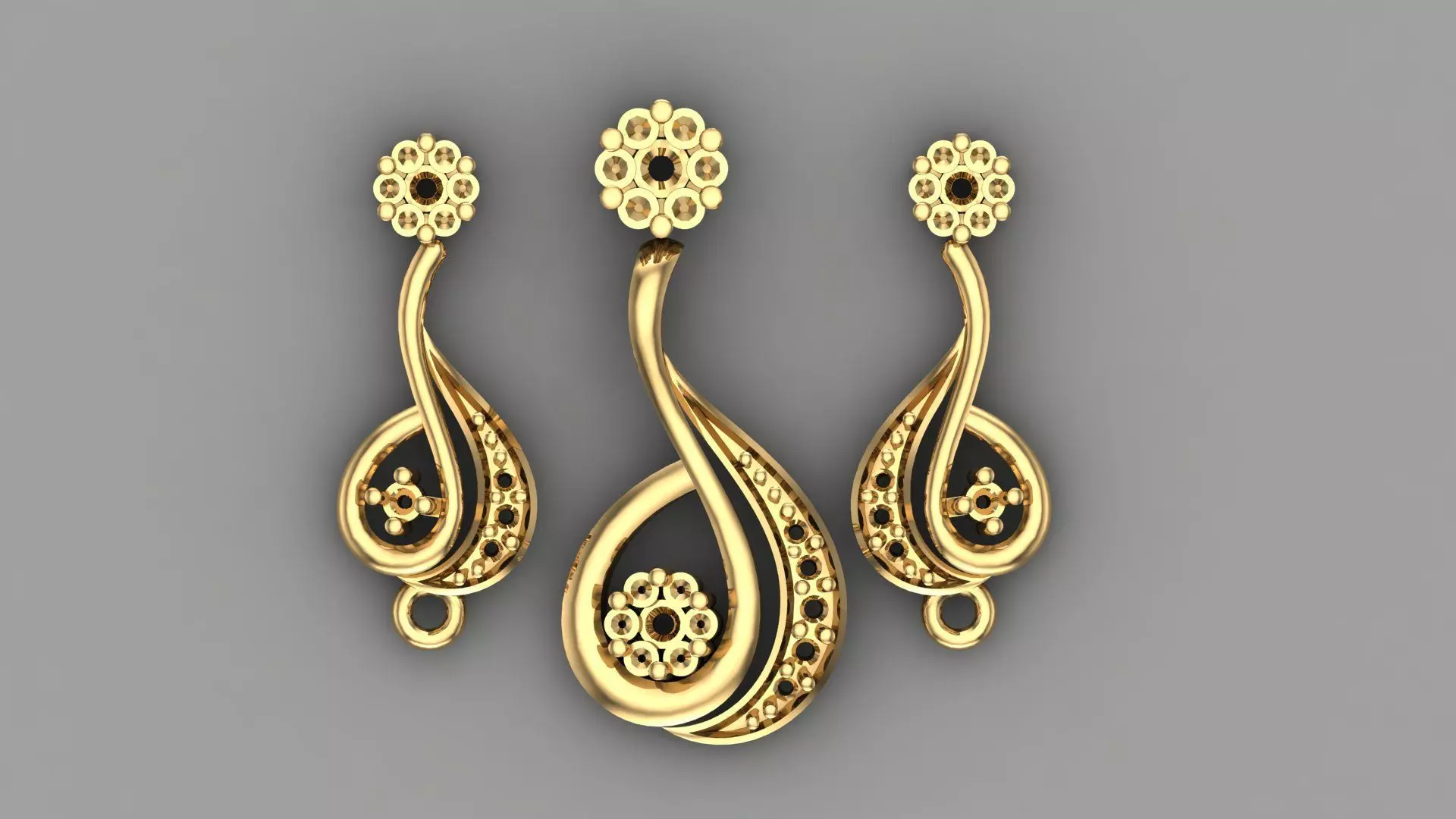 Women pendant 3D print model 3D print model_0