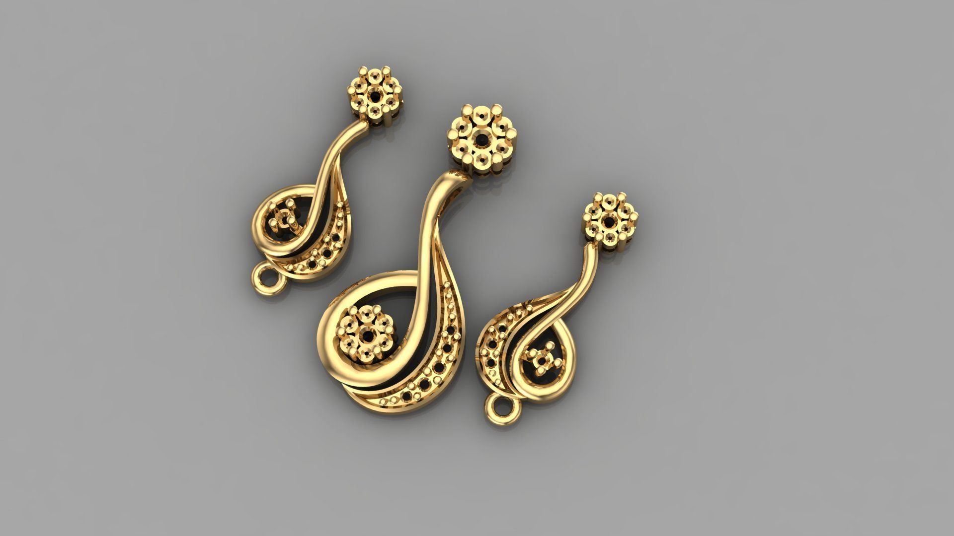 Women pendant 3D print model 3D print model_1