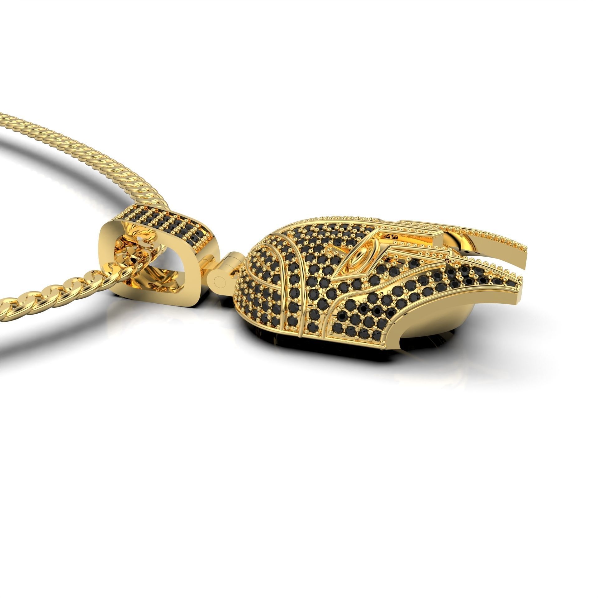 Spartan Pendant Full ice 3D print model_2