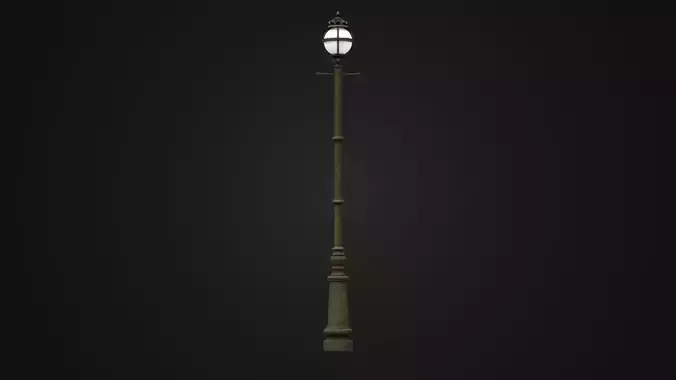 Old Hungarian Street Light 01