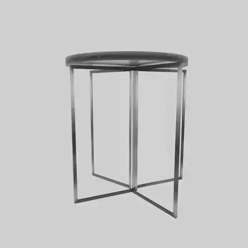 Rotational door Low-poly 3D model