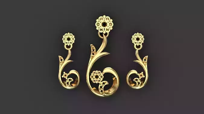 Women pendant 3D print model