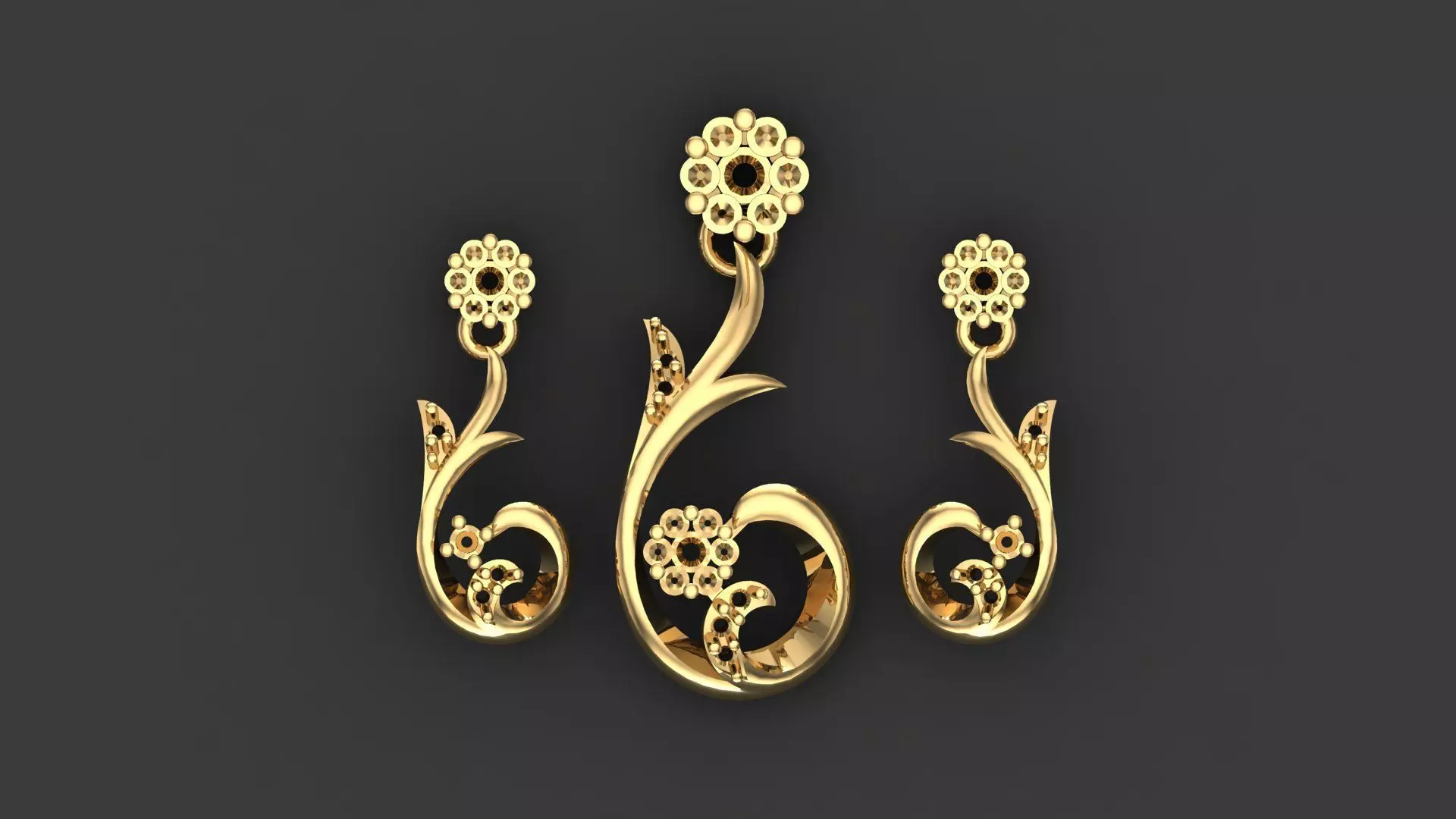 Women pendant 3D print model 3D print model_0