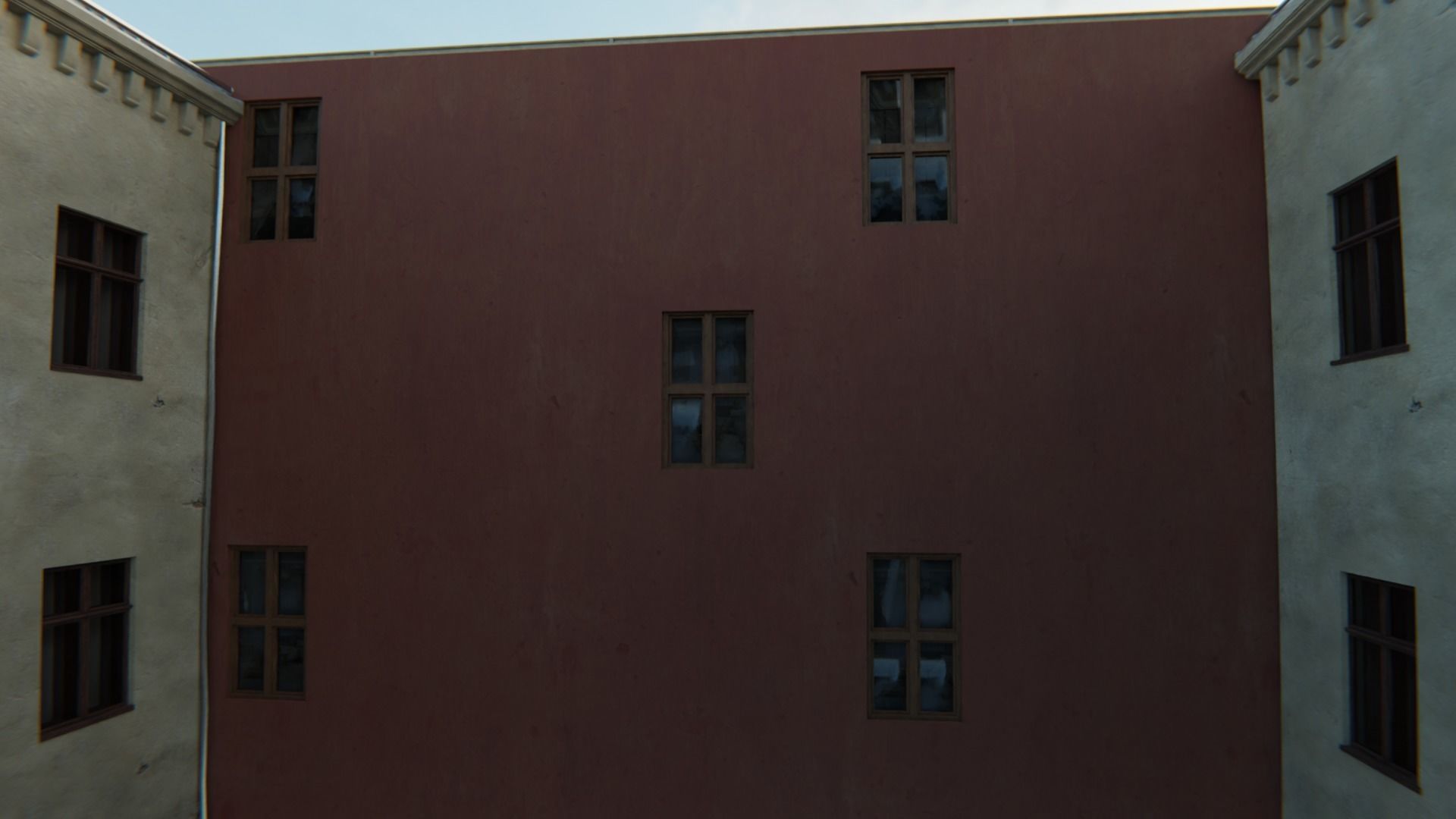 Building modular european old id 3 Low-poly 3D model_18