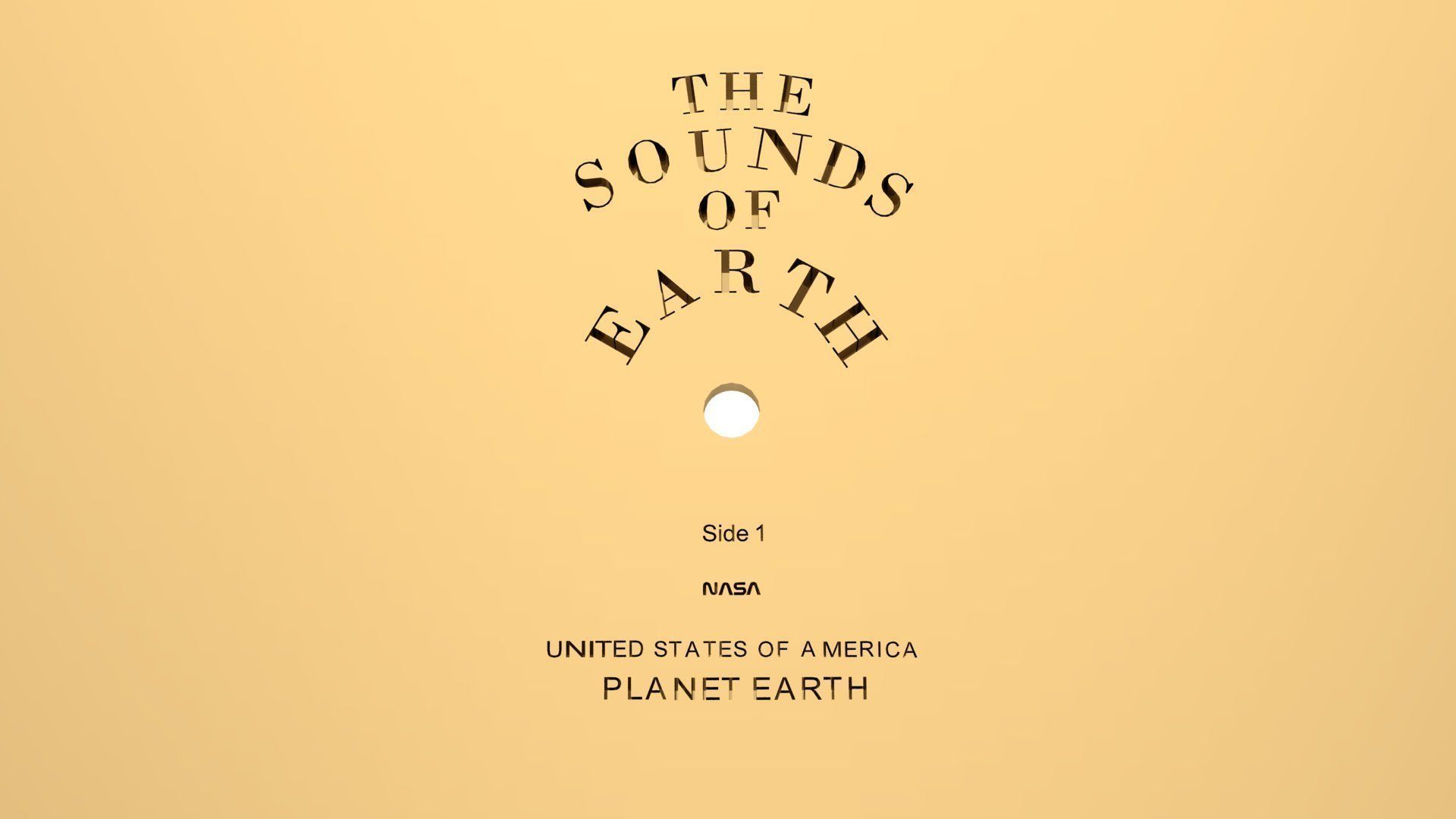 Voyager Golden Record Pendant 3D print model_1