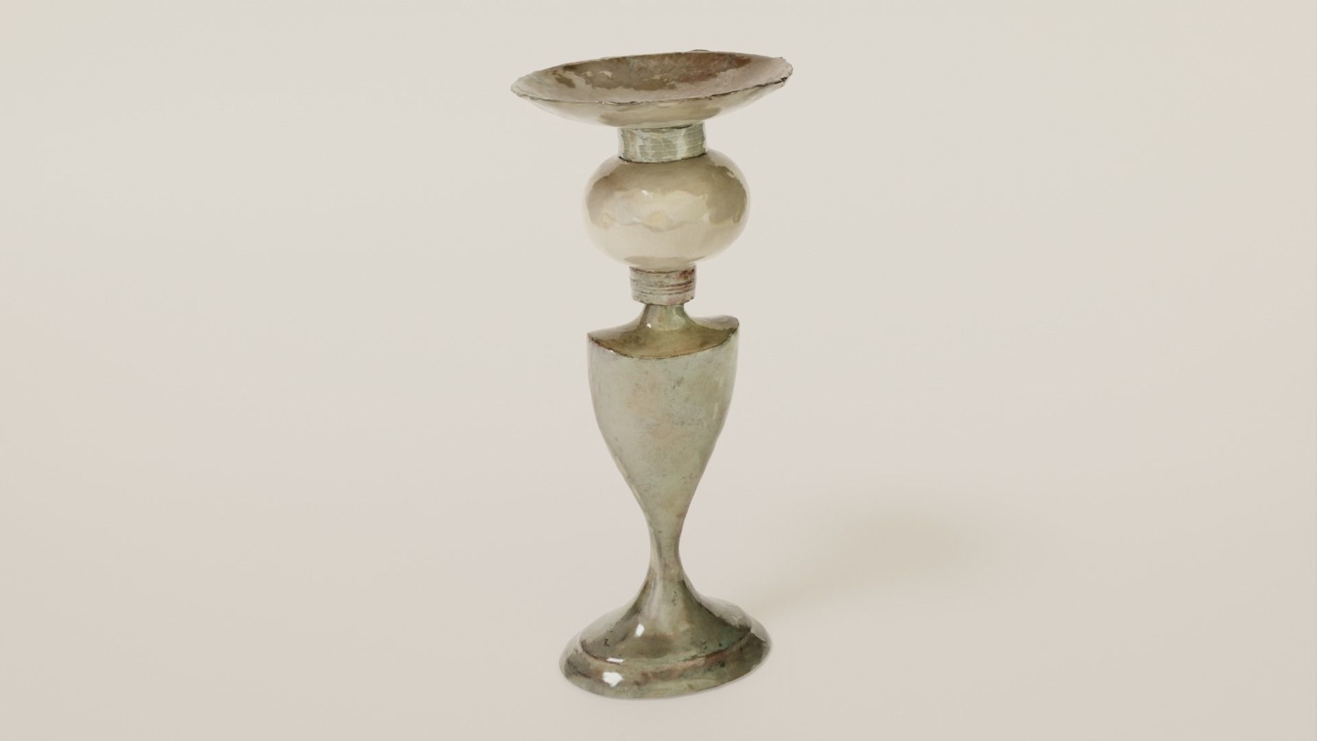 Photogrammetry Scanned Decorative Object Realistic Low-poly 3D model_16