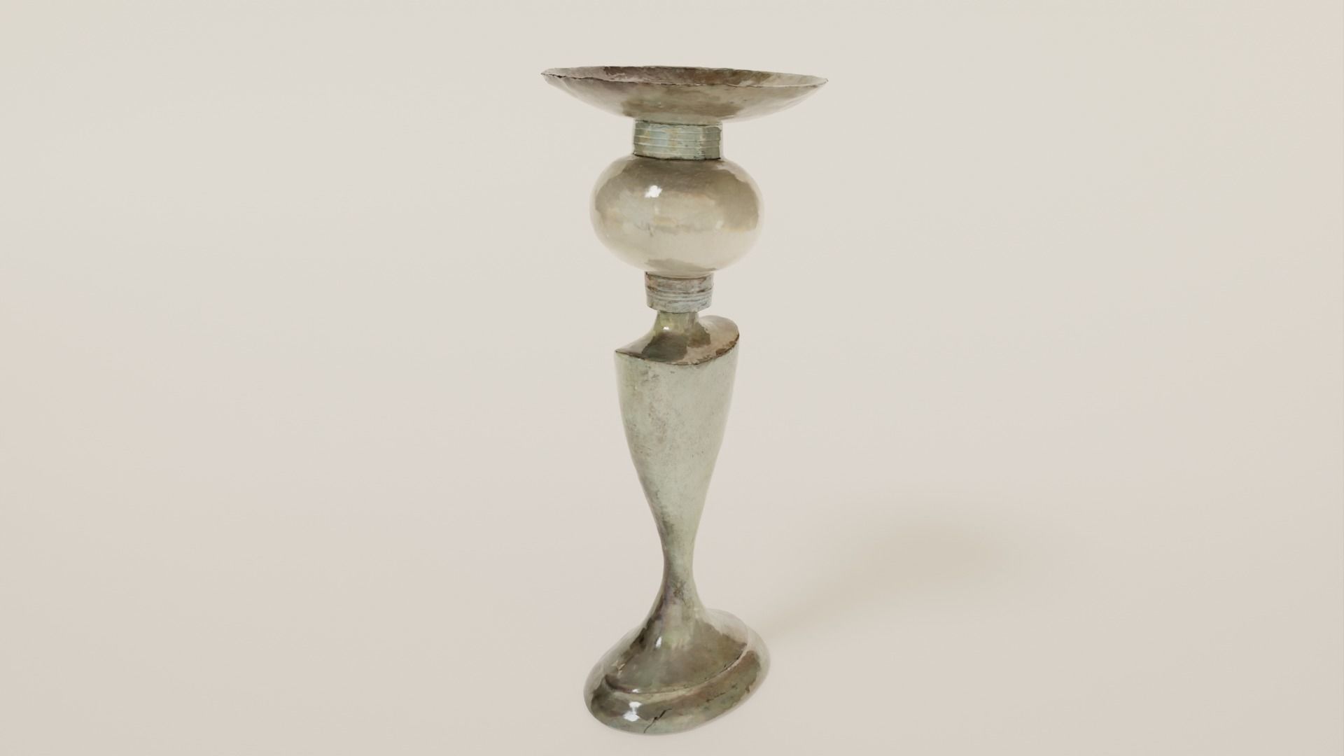 Photogrammetry Scanned Decorative Object Realistic Low-poly 3D model_9