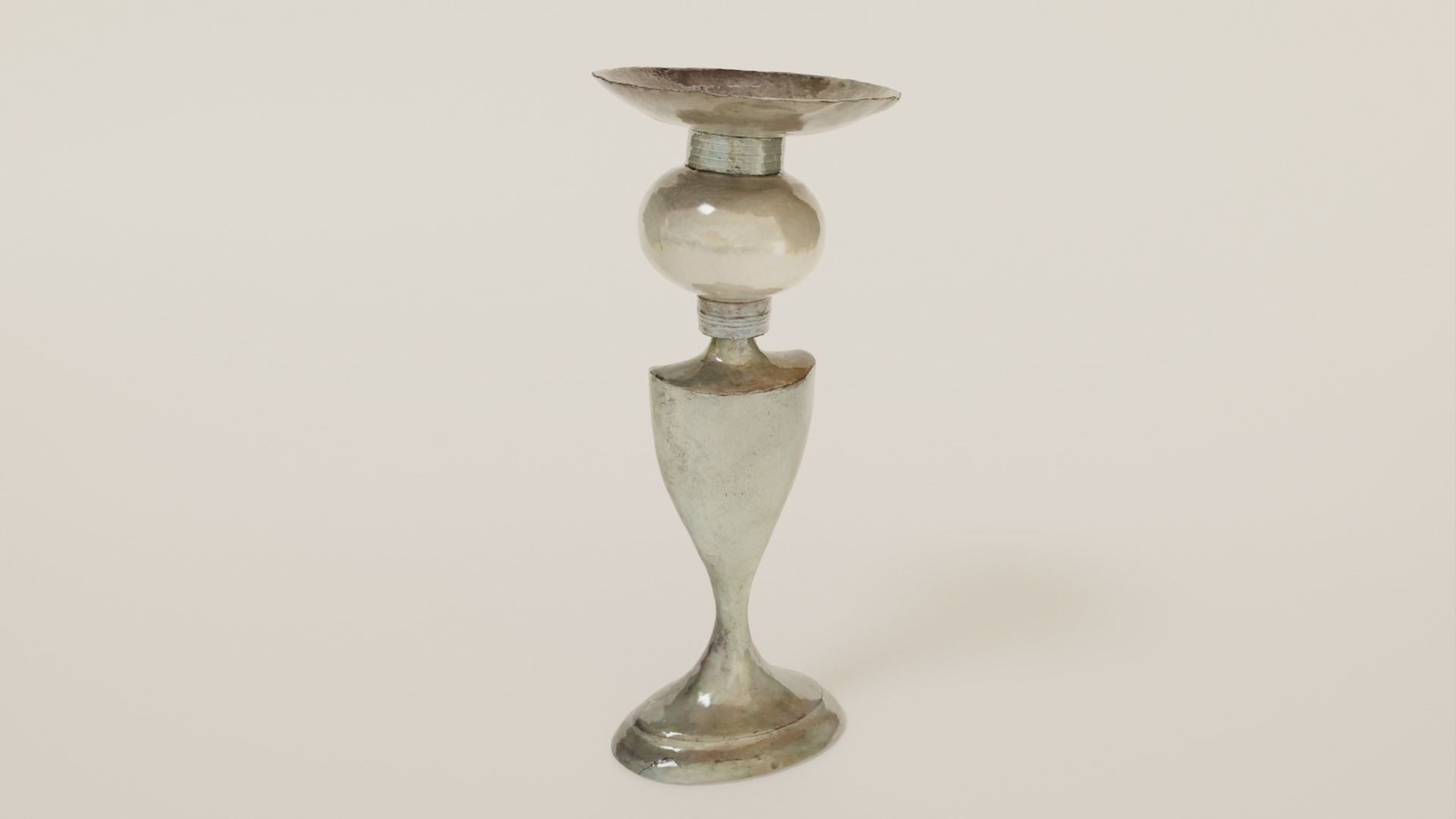 Photogrammetry Scanned Decorative Object Realistic Low-poly 3D model_7