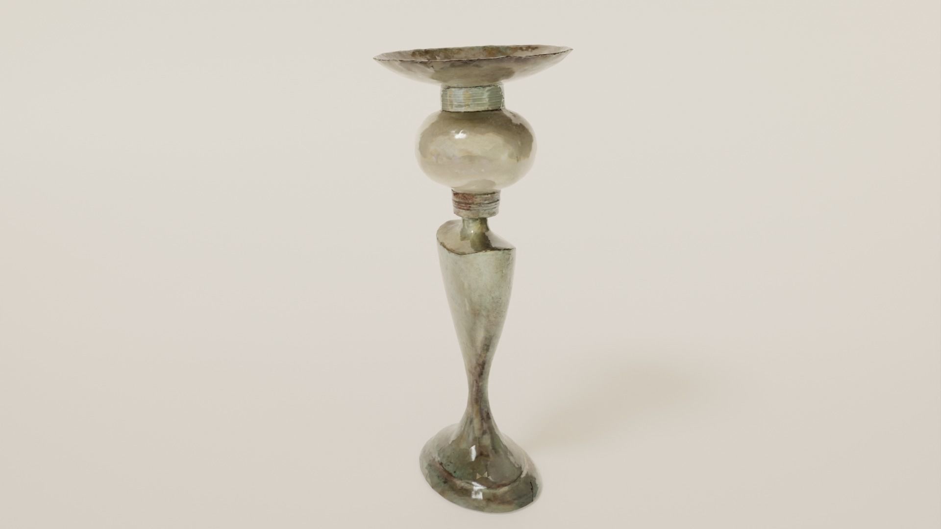 Photogrammetry Scanned Decorative Object Realistic Low-poly 3D model_12