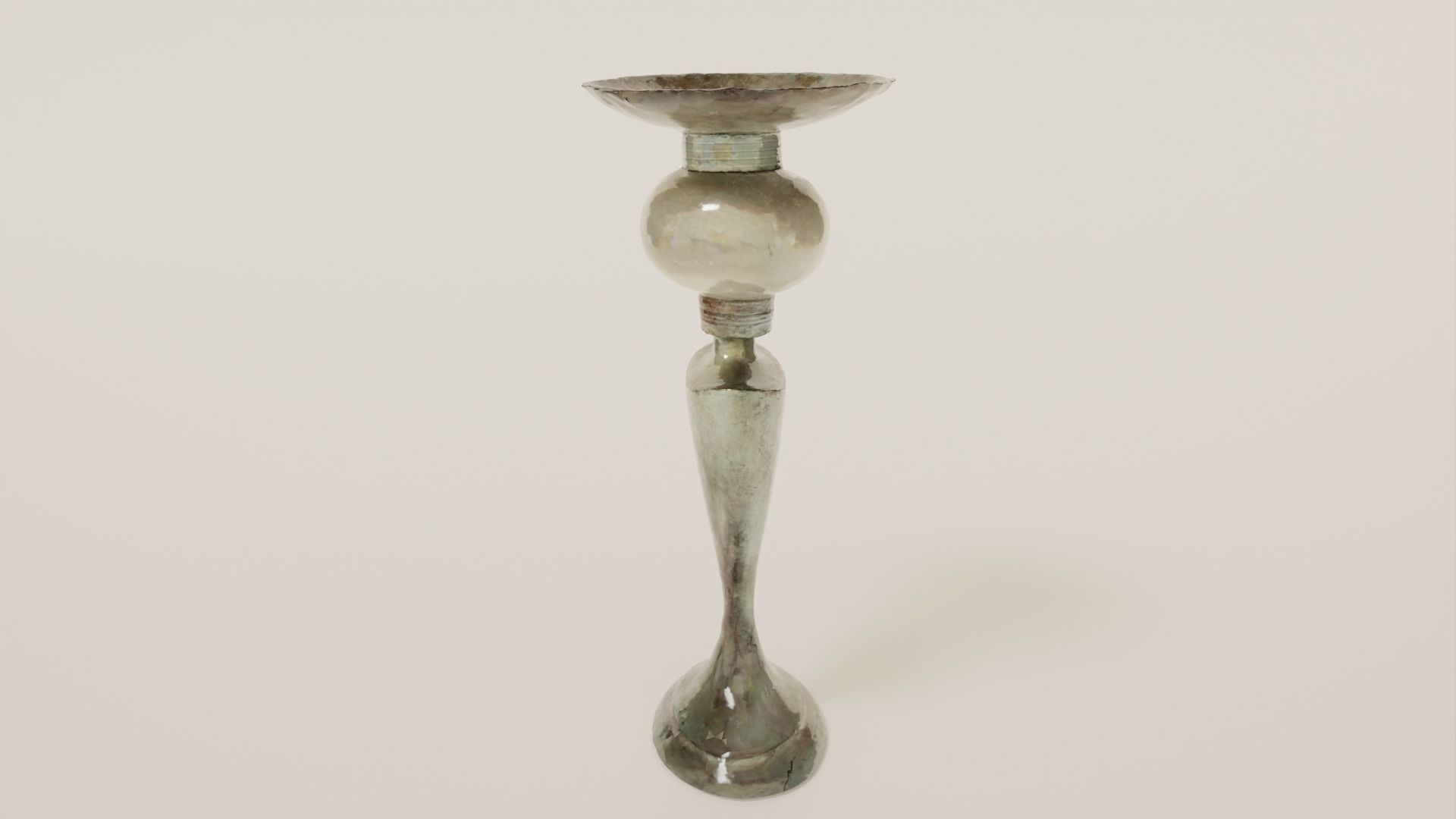 Photogrammetry Scanned Decorative Object Realistic Low-poly 3D model_11