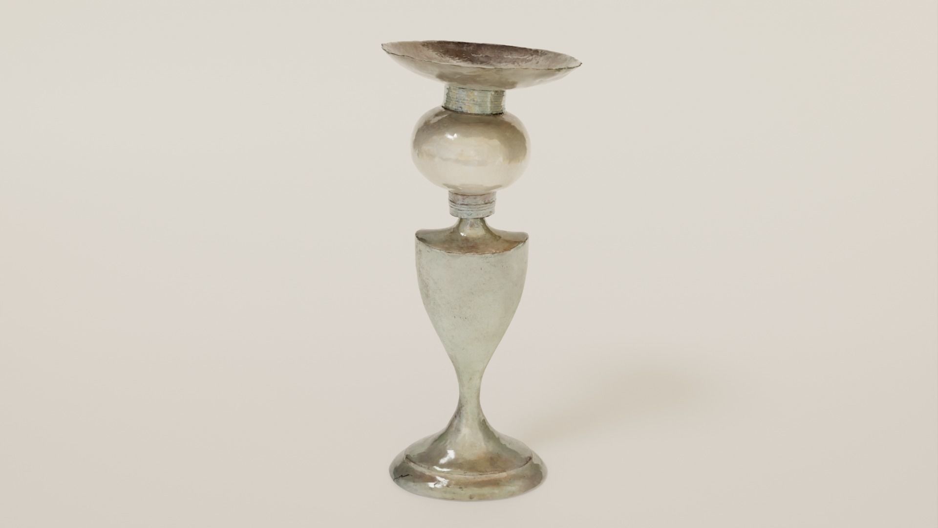 Photogrammetry Scanned Decorative Object Realistic Low-poly 3D model_27