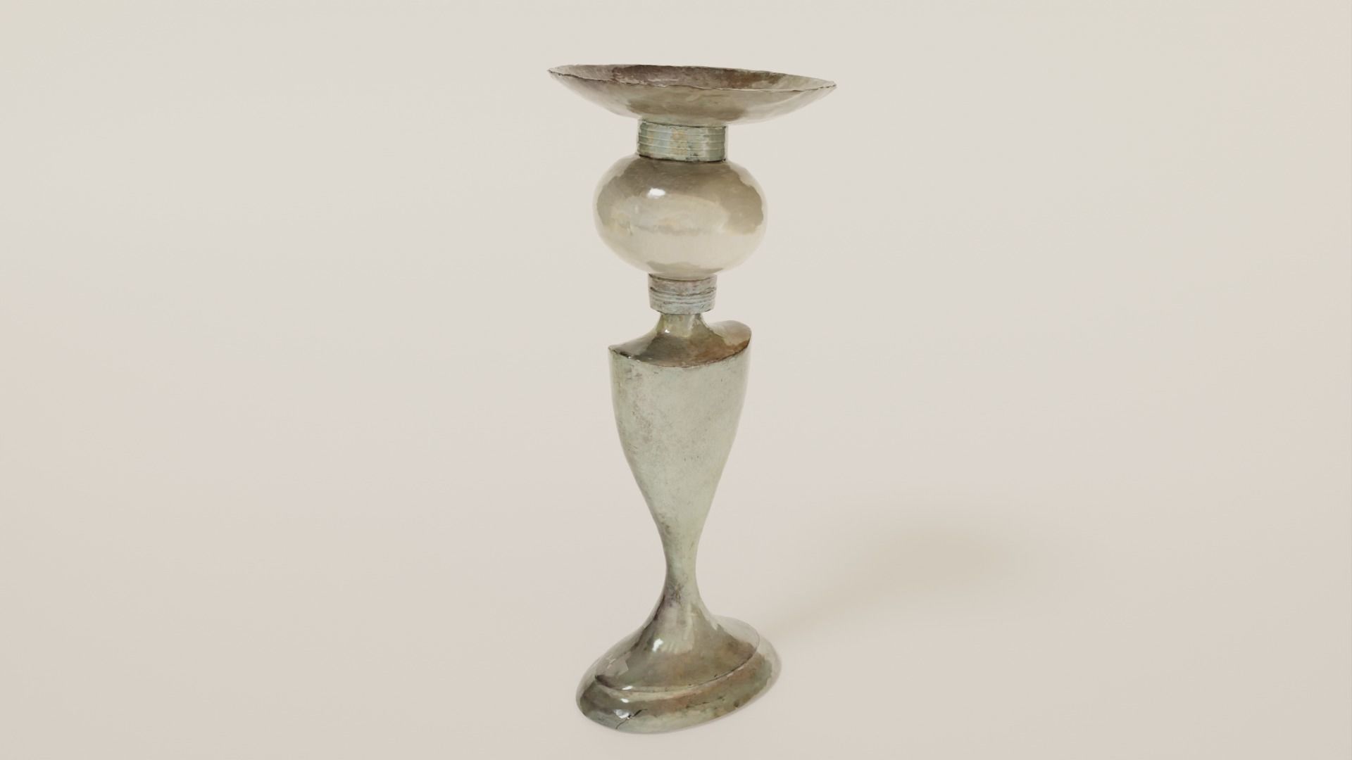 Photogrammetry Scanned Decorative Object Realistic Low-poly 3D model_8