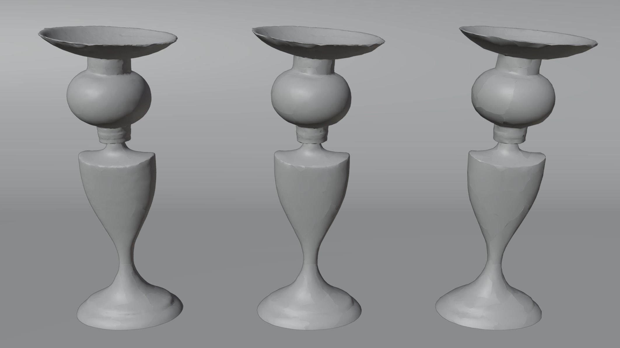 Photogrammetry Scanned Decorative Object Realistic Low-poly 3D model_1