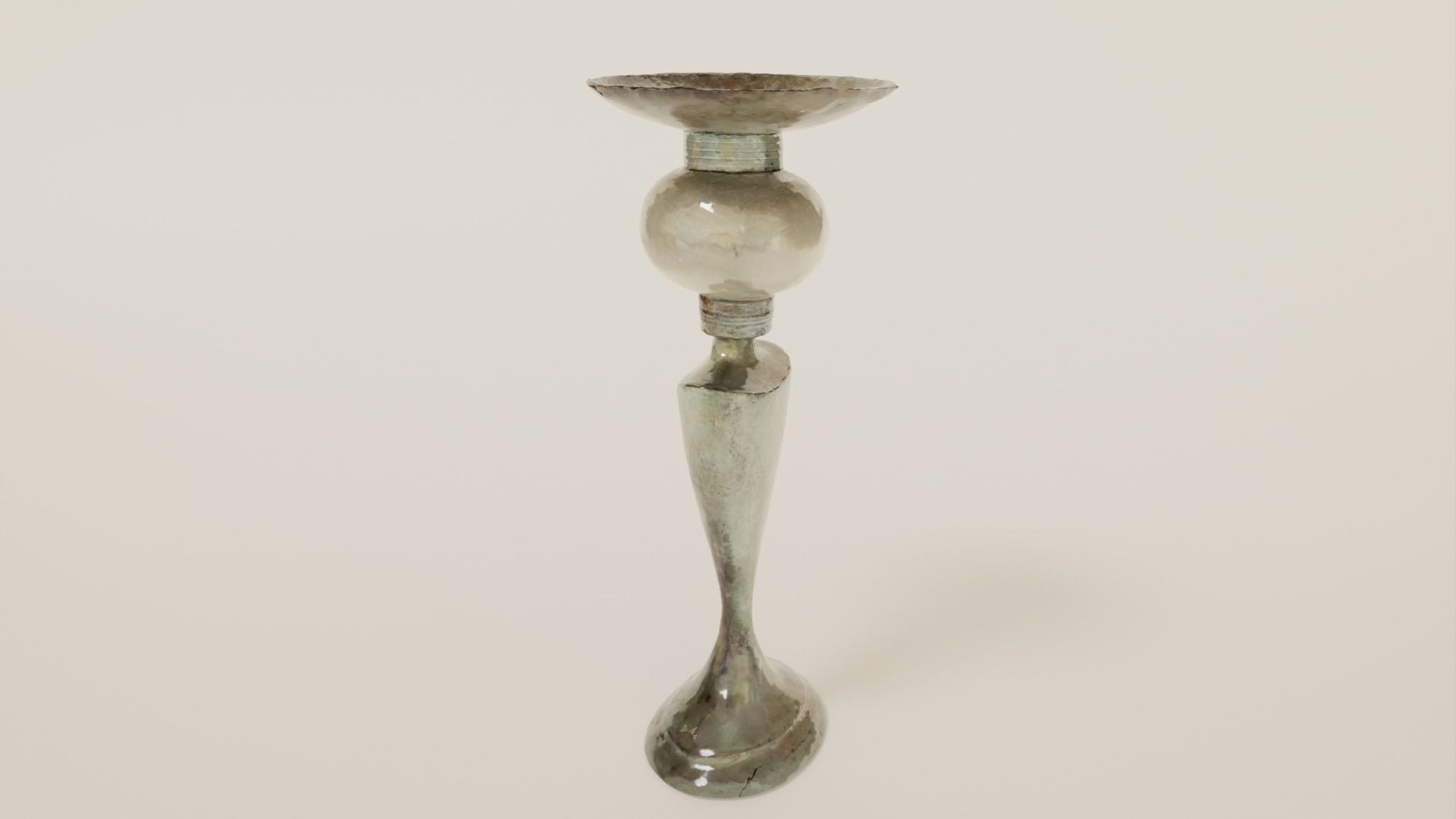 Photogrammetry Scanned Decorative Object Realistic Low-poly 3D model_10