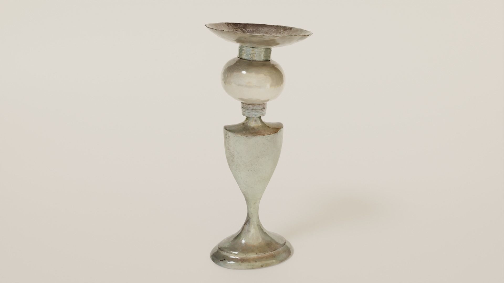 Photogrammetry Scanned Decorative Object Realistic Low-poly 3D model_6